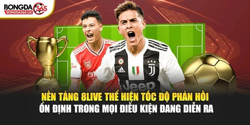 Nền tảng 8LIVE thể hiện tốc độ phản hồi ổn định trong mọi điều kiện đang diễn ra