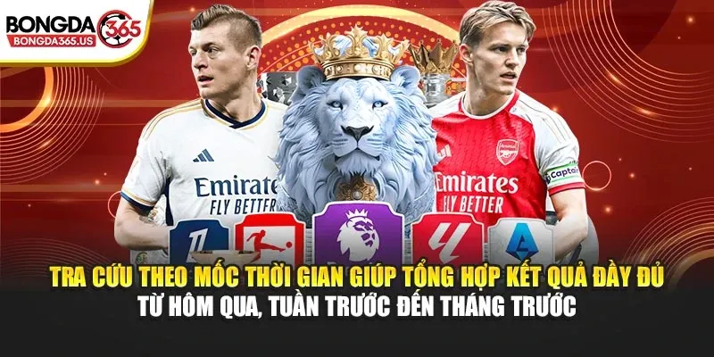 Tra cứu theo mốc thời gian giúp tổng hợp kết quả đầy đủ từ hôm qua, tuần trước đến tháng trước